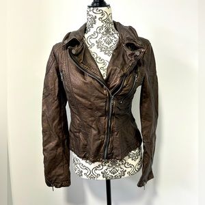 Free People Faux Leather Jacket
